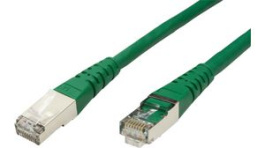 21.15.1333, Patchcord Cat 6 S/FTP 1 m Green, Roline