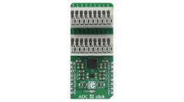 MIKROE-2879, ADC 4 Click 16-Channel 24-Bit Analogue to Digital Converter Module 5V, MikroElektronika