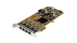 ST4000PEXPSE, PCI Express Gigabit PoE Adapter Network Card, 4x RJ45 10/100/1000, PCI-E x4, StarTech.com