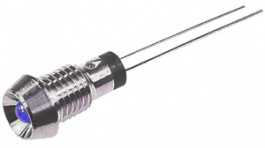 572-320-04, LED Indicator blue 4.0...4.5 VDC Soldering Pins, Marl