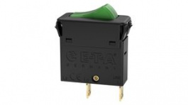 3130-F110-P7T1-W19QY7-12A, Thermal Circuit Breaker, 1-Pole, Panel Mount, 12A, IP00/IP40, ETA