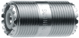 31 UHF-0-0-1/022E, Adapter UHF female/female, Huber+Suhner