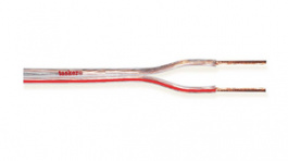 TSK63-20 [20 м], Audio cable&nbsp;&nbsp; 2 x1 mm2 Red on Transparent, Tasker