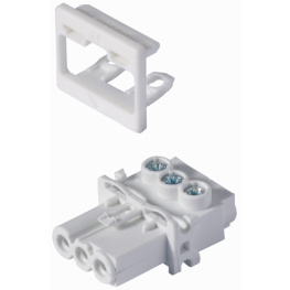 GST15I3S B1 U W SW, Socket, protruding black, Wieland Electric