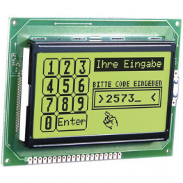 EA W128-6N2LED, LCD-graphic display 128 x 64 Pixel, Electronic Assembly