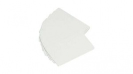 104523-811, Retransfer Ready Plastic Card, 500 Cards, PVC, White, Zebra