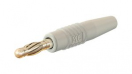 64.1020-29, In-Line Test Plug 4mm White 32A 30V Gold-Plated, Staubli (former Multi-Contact )