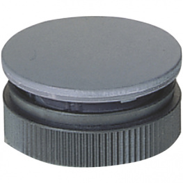 5.05.800.067/0000, Blanking cap round 22 mm slate, RAFI