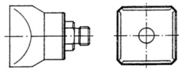 Q10, Hot Air Nozzle, Quad, 18mm, Weller