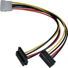 SP15241-9, SATA Y-power cable, 90° 0.25 m, Maxxtro