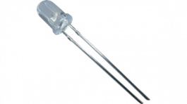 RND 135-00018, LED 3 mm round Yellow, RND Components