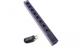 RND 465-00219, PDU 19^, 8 x Type T23, Black, Plug T23, RND Connect