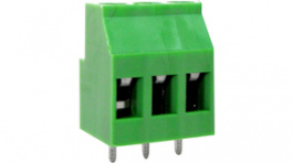 RND 205-00288, Wire-to-board terminal block 0.05-3.3 mm2 (30-12 awg) 5.08 mm, 3 poles, RND Connect