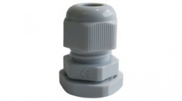 RND 465-00807 [10 шт], Cable Gland 13 ... 18mm Polyamide M27 x 1.5 Grey, Pack of 10 pieces, RND Components