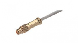 22645296, RF Connector, MMCX, Brass, Plug, Straight, 50Ohm, Crimp Terminal, Huber+Suhner