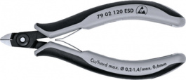 79 02 120 ESD, Щипцы; бокорезы, для резки, с малой фаской; ESD, Knipex