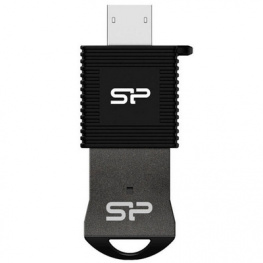 SP032GBUF2TM1V1K, USB Stick OTG Mobile T01 32 GB black, Silicon Power