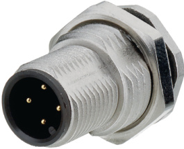 09-3481-550-08, Panel-mount plug, 713 series 8-pole Pole no. 8, Binder