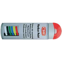 MARKER PAINT, LEUCHTROT, Marker spray Spray 500 ml, CRC