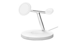 WIZ009VFWH, Charging Stand for iPhone, AirPods and Apple Watch, 15W, White, BELKIN