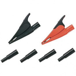 AC285-FTP, Crocodile clips red/black, CAT IV 600 V / CAT III 1000 V, Fluke
