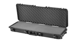 RND 600-00316, Watertight Case with Cubed Foam, 56.98l, 1.18x450x158mm, Polypropylene (PP), Black, RND Lab