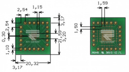 RE935-04E, Prototyping board FR4 Epoxide + chem. Au, Roth Elektronik