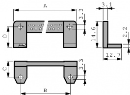 BZK 15, Fastening bracketP, Deltron swiss