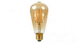 WIFILF10GDST64, Wi-Fi Smart LED Filament Bulb E27 ST64 500lm Warm White, Nedis (HQ)