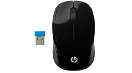 3FV66AA#ABB, Wireless Mouse 220 2.4 GHz/USB Nano Receptor 1300dpi Black, HP