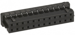 DF11-24DS-2C, Вилка; провод-плата; "мама"; DF11; 2мм; PIN: 24; без контактов, Hirose