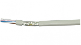 LI-YCY 3X0.14 MM2 [100 м], Control cable 3 x 0.14 mm\x1a shielded Bare copper stranded wire grey, Cabloswiss