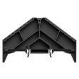 BZT PRV8 SW 35X15 Marker holder Levels = 8, Connections = 16, 73.1 x 10.2 x 120 mm black