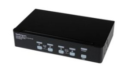 SV431DVIUAHR, 4-Port USB DVI Dual Link KVM Switch with USB Hub and Audio, StarTech.com