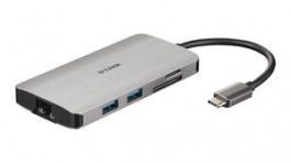 DUB-M810, Hub, USB 3.0, Silver, D-Link