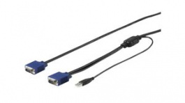RKCONSUV6, KVM Adapter Cable VGA / USB, 1.8m, StarTech.com