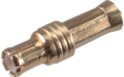 11 MCX-75-2-1/113 NE Cable plug MCX, straight 75 Ohm, 6 GHz, Male, MCX