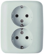 20-02 EUJ-212 Safety socket 152 x 81 x 27 mm 16 A F (CEE 7/3) White