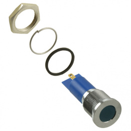 Q16F1CXXB24E, LED Indicator blue 24 VDC, APEM
