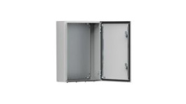 MAS0604021R5, Wall Mount Enclosure MAS, 210x400x600mm, Mild Steel, Light Grey, IP66, HOFFMAN