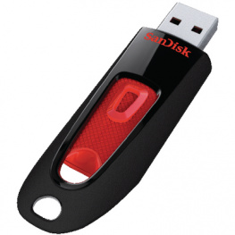 SDCZ45-064G-U46, USB Flash Drive Cruzer Ultra 64 GB black/red, Sandisk