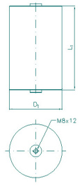 E51.L12-681R20, 0.68uF 6.0kVDC / 3.5kVAC, ELECTRONICON