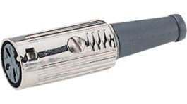 600-0500, Female cable connector Nickel - Plated 5P 5 'D', Deltron UK (DEM)