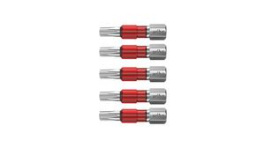 42112, Насадка; Torx®; TX27; 29мм; Монтаж: 1/4" (C6,3мм); 5шт; Серия: TY, Wiha