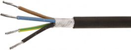 RADOX 125 5G1,5 MM, Mains cable unshielded 5x1.50 mm2, Huber+Suhner