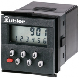 6.901.010.800, Счетчик: электронный; Дисплей:2x LCD; Измеряемая вел: импульсы, Kubler