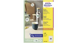 L3415-100 [24 шт], Label, Paper, 40 x 40mm, 100x 24pcs, White, Zweckform