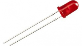RND 135-00126, LED 5mm Round Red 45mcd 660nm, RND Components