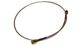 CABLE-RP(M)-316-RP(M)-50CM, RF Cable Assembly, RP-SMA Male Straight - RP-SMA Male Straight, 500mm, Beige, RFDesign