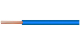 E 1819 BLUE [100 м], Stranded Wire 0.96 mm\x1a Silver-Plated Copper Blue 100 m, Habia Cable